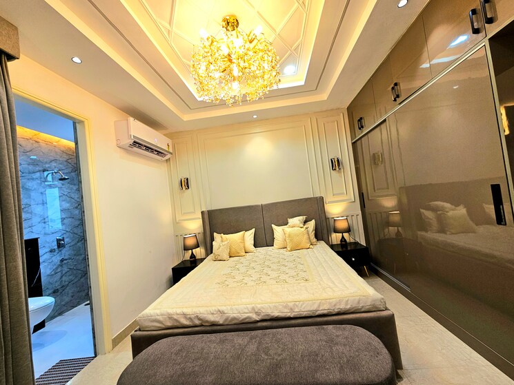 Bedroom, ramgarh bhudda 3 Bedroom 130 Sq.Yd. Builder Floor In Ramgarh Bhudda Zirakpur 9217552