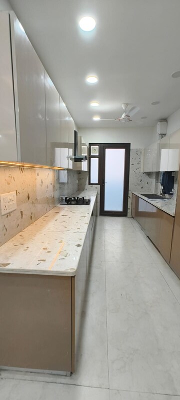 Kitchen in 4 BHK Builder Floor at South City 1 – for Rent