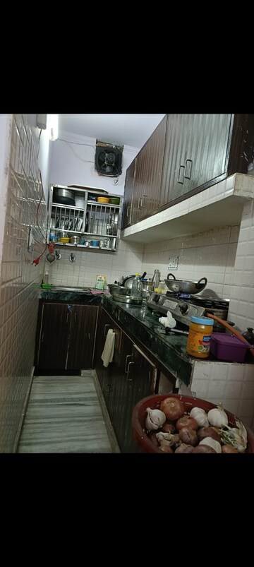 Kitchen in 2 BHK Builder Floor at Ashok Nagar – for Sale