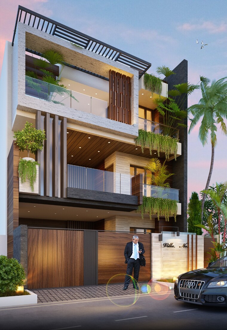 Exterior View, chitrakoot 6 Bedroom 236 Sq.Yd. Independent House In Chitrakoot Jaipur 9217591