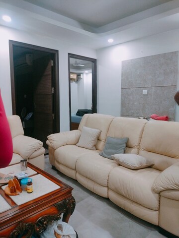 Living Room in 2 BHK Builder Floor at Sector 12 – for Rent