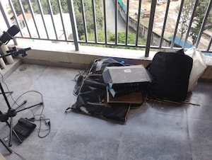 Balcony in 1 BHK Apartment at Ashish Laxmi Angan, Vadgaon Budruk – for Rent