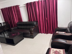 Living Room in 2 BHK Apartment at Puranik Abitante, Bavdhan – for Rent