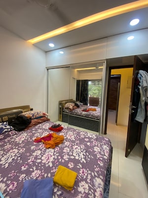 Bedroom in 1 BHK Apartment at Gurukrupa Marina Enclave, Malad West – for Rent