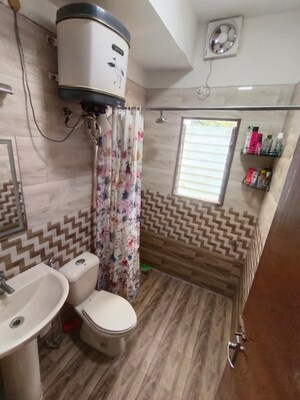 Bathroom in 3 BHK Apartment at Defence Colony – for Rent