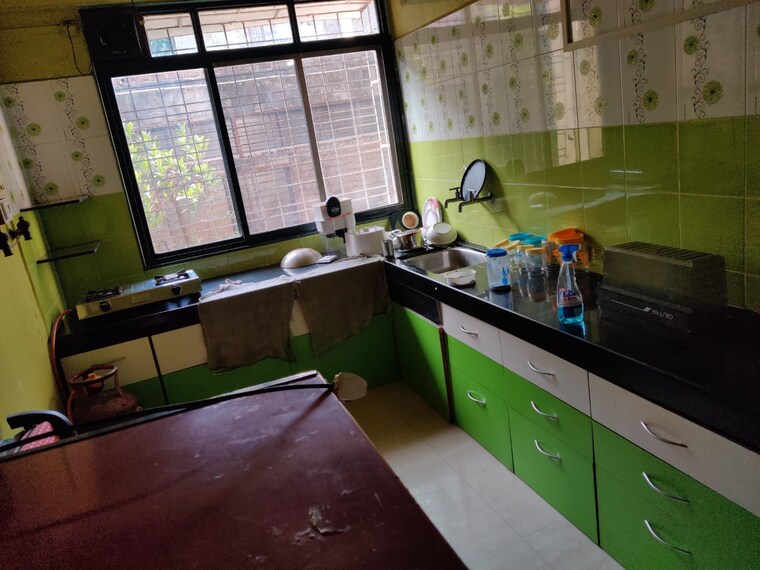 Kitchen, popular-colony-apartment 1 Bedroom 650 Sq.Ft. Apartment In Warje Pune 9217990