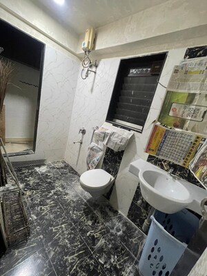 Attached Bathroom in 2 BHK Apartment at Gundecha Heights, Kanjurmarg West – for Rent