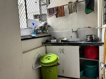 Kitchen in 2 BHK Apartment at Goel Ganga Orchard, Mundhwa – for Rent