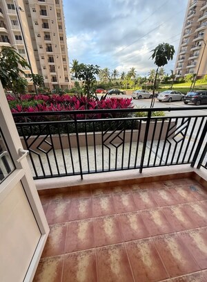 Balcony in 3 BHK Apartment at Prestige Primrose Hills, Banashankari 6th Stage – for Rent
