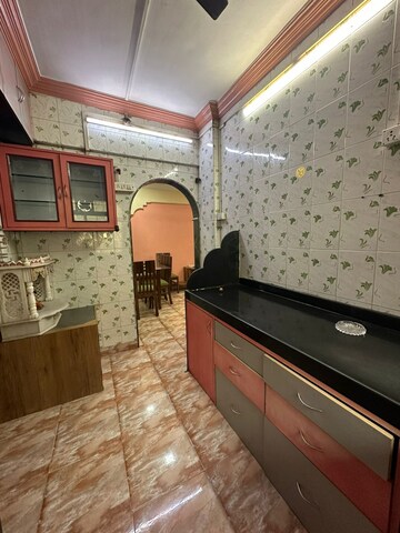 Kitchen in 1 BHK Apartment at Vighnahar CHS, Kharigaon – for Rent