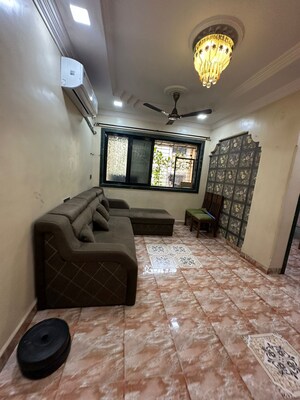 Living Room in 1 BHK Apartment at Vighnahar CHS, Kharigaon – for Rent