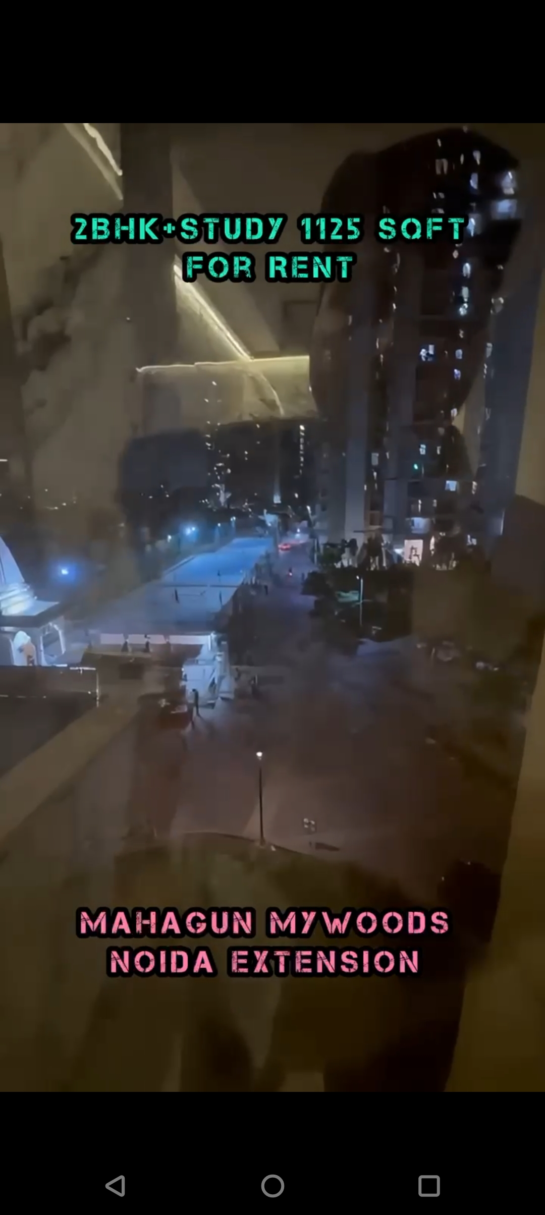 2.5 BHK + Study Room Apartment For Rent in Mahagun Mywoods