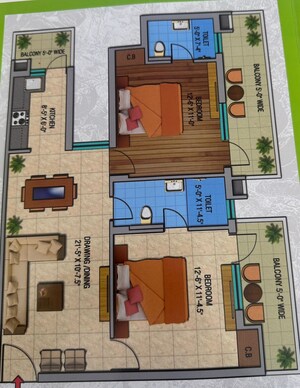 2 BHK Apartment For Sale in GPM Bloosom Greens, Sector 63