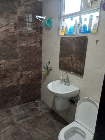 Bathroom in 2 BHK Builder Floor at Hong Kong Bazaar, Sector 57 – for Rent