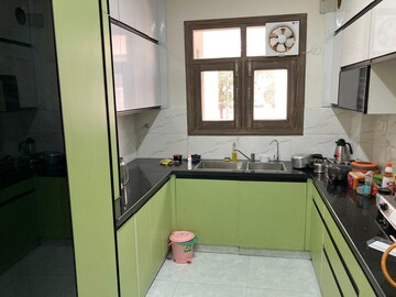 Kitchen in 3 BHK Builder Floor at Hong Kong Bazaar, Sector 57 – for Rent