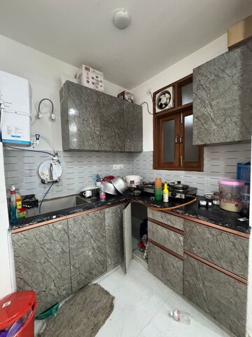 Kitchen in 2 BHK Builder Floor at Saket – for Rent