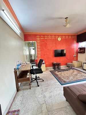 Living Room in 1 BHK Apartment at Mantri Park, Goregaon East – for Rent