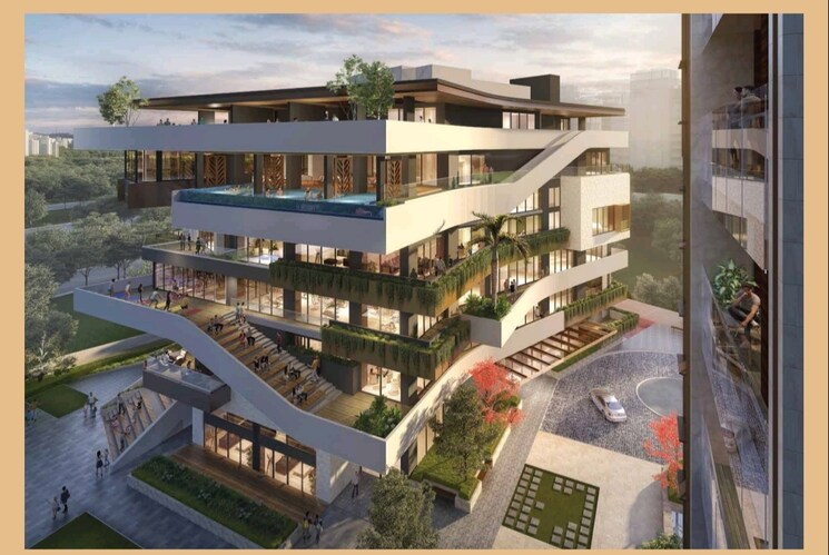 Exterior View, sas-crown 4 Bedroom 8811 Sq.Ft. Apartment In Kokapet Hyderabad 9218487