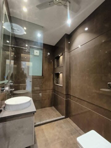 Bathroom in 2 BHK Apartment at Saket – for Rent