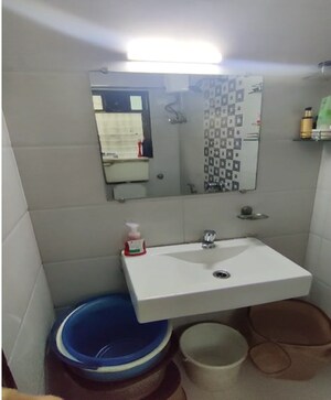 Bathroom in 1 BHK Apartment at Sai Leela CHS, Chembur – for Rent