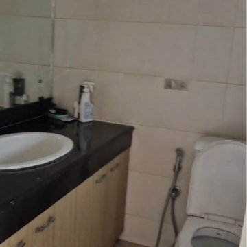 Bathroom in 3 BHK Apartment at Dhoot Time Residency, Sector 63 – for Rent