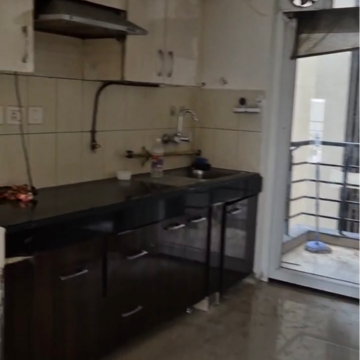 Kitchen in 3 BHK Apartment at Dhoot Time Residency, Sector 63 – for Rent
