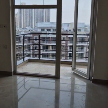 Balcony in 3 BHK Apartment at Dhoot Time Residency, Sector 63 – for Rent