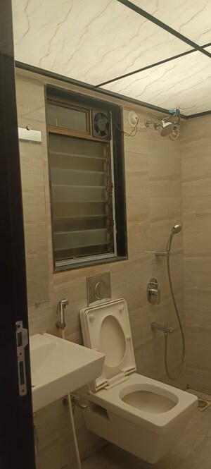 Bathroom in 2 BHK Apartment at Kanakia Spaces Sevens, Andheri East – for Rent