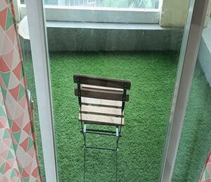 Balcony in 3 BHK Apartment at Shreenathji Odina, Chembur – for Rent