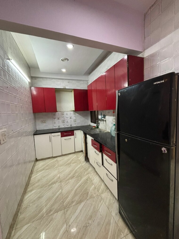 Kitchen, saraswati garden 1.5 Bedroom 750 Sq.Ft. Builder Floor In Saraswati Garden Delhi 9218768