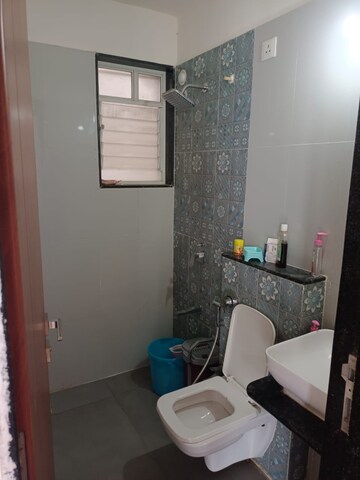 Bathroom in 2 BHK Apartment at Sonigara Twin Towers, Ravet – for Rent