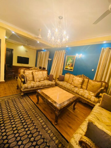 Living Room in 3 BHK Apartment at Avasiya Kalyankari Sanstha, Lajpat Nagar – for Rent
