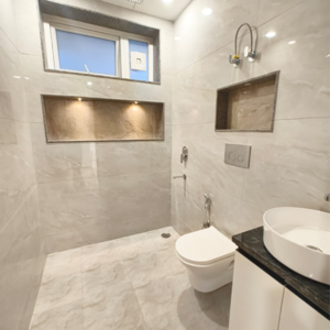 Bathroom in 4 BHK Apartment at Kalkaji – for Sale