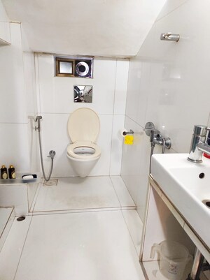 Bathroom in 1 BHK Apartment at Poonam Apartments Worli, Worli – for Rent