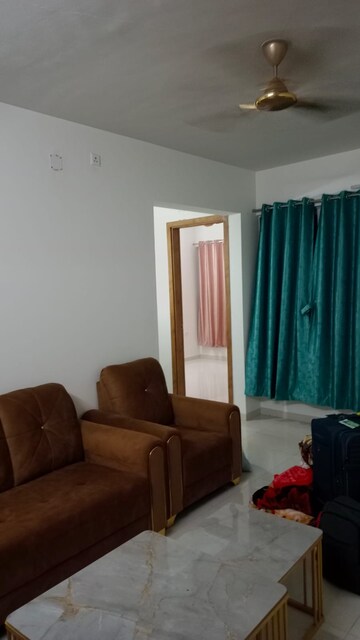 Living Room in 2 BHK Apartment at Rama Fusion Towers, Hinjewadi – for Rent