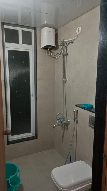 Bathroom in 2 BHK Apartment at Rama Fusion Towers, Hinjewadi – for Rent