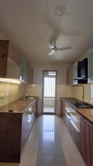 Kitchen in 2.5 BHK Apartment at Evershine Crown, Kandivali East – for Rent