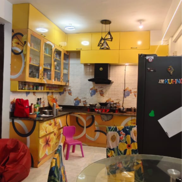 Kitchen in 3 BHK Apartment at Gardenia Golf City, Noida Central – for Rent