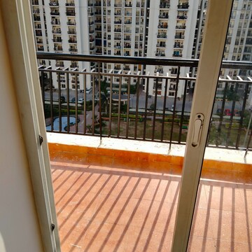 Balcony in 3 BHK Apartment at Antriksh Golf View, Sector 78 – for Rent