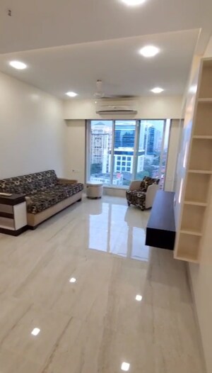 Living Room in 2 BHK Apartment at Sanghvi Evana, Worli – for Rent