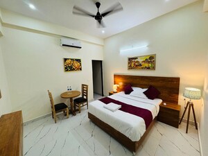 Bedroom in 3.5 BHK Builder Floor at Wave City, Wave City – for Sale