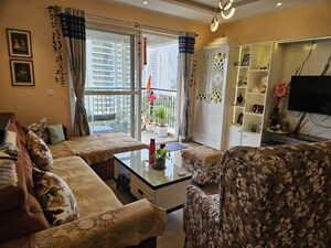 Living Room in 2 BHK Apartment at Puravankara Purva Skywood, Off Sarjapur Road – for Sale