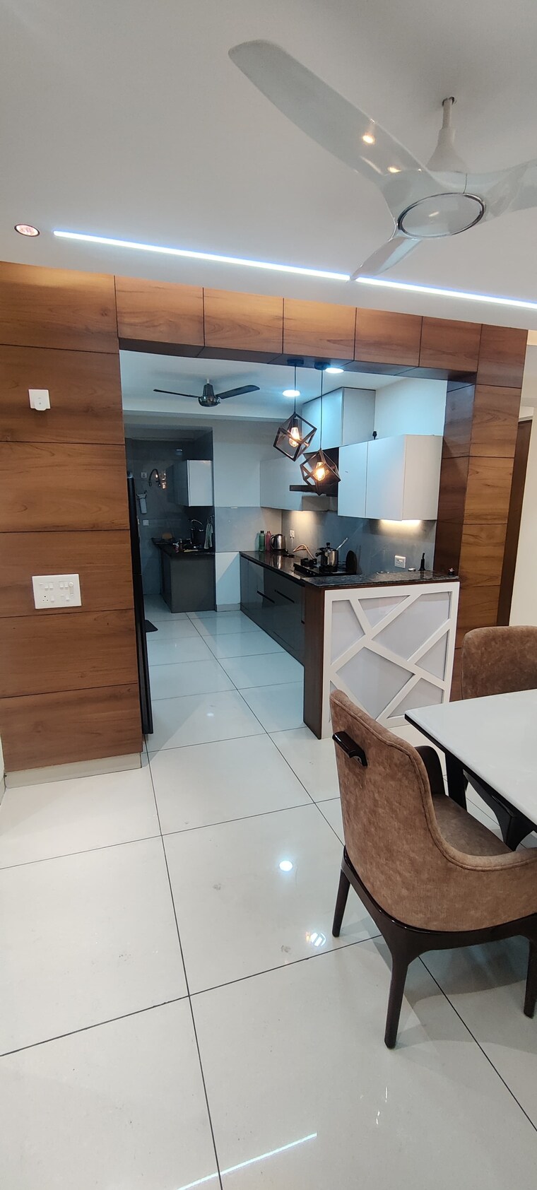 Kitchen, motia-blue-ridge 3 Bedroom 1800 Sq.Ft. Apartment In Dhakoli Zirakpur 9219112