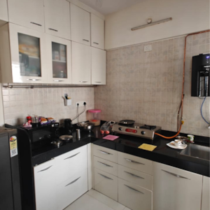 Kitchen in 2 BHK Apartment at Millennium Acropolis 2, Bhagwan Nagar – for Sale