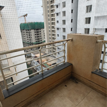 Balcony in 2 BHK Apartment at Millennium Acropolis 2, Bhagwan Nagar – for Sale