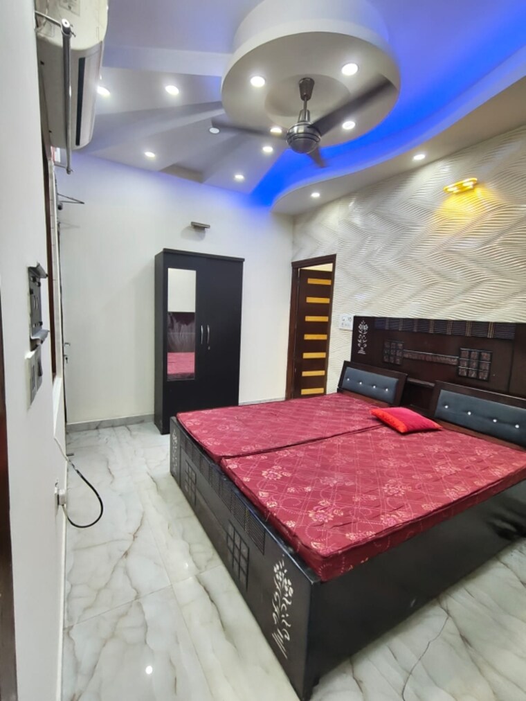 Bedroom, milestone-32nd-avenue 2 Bedroom 1000 Sq.Ft. Builder Floor In Sector 15 Gurgaon 9219198