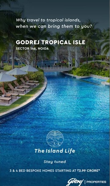 Swimming Pool in 3 BHK Apartment at Godrej Tropical Isle, Sector 146 – for Sale