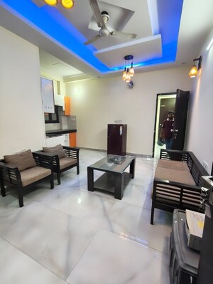 Living Room in 2 BHK Builder Floor at Satyam Plaza, Sector 15 – for Rent