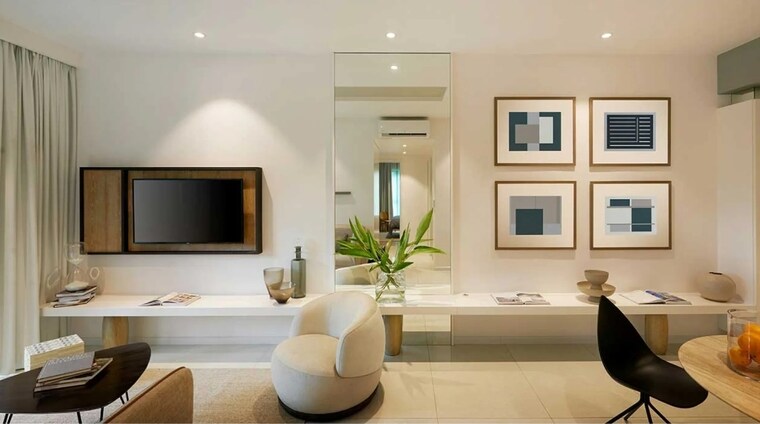 Living Room, godrej-city 2 Bedroom 658 Sq.Ft. Apartment In Poyanje Navi Mumbai 9219090