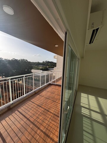 Balcony in 4 BHK Apartment at LnT Raintree Boulevard, Hebbal – for Sale